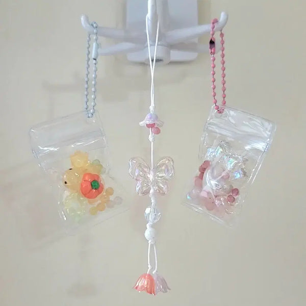 [BUNJANG] Handmade Bead Keychain Set (3 Types) / 핸드메이드 비즈 키링 3종세트