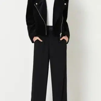 [BUNJANG] Lucky Chouette Glitter Banding Wide Pants Size 36 / 럭키슈에뜨 글리터 밴딩 와이드 팬츠 36사이즈 정품