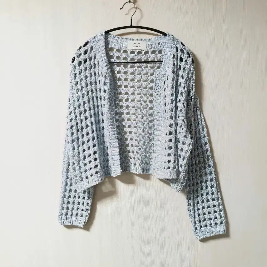 [BUNJANG] Ozsécon x Charlotte Mores Crochet Cardigan Size 55 / 오즈세컨  x 샬롯모라스 크로셰 가디건 55 사이즈 정품
