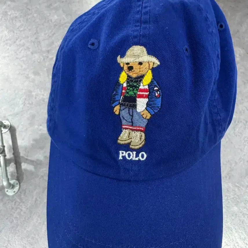 [BUNJANG] Polo Ralph Lauren Polo Bear Blue Ball Cap / 폴로 랄프로렌 폴로 베어 블루 볼캡
