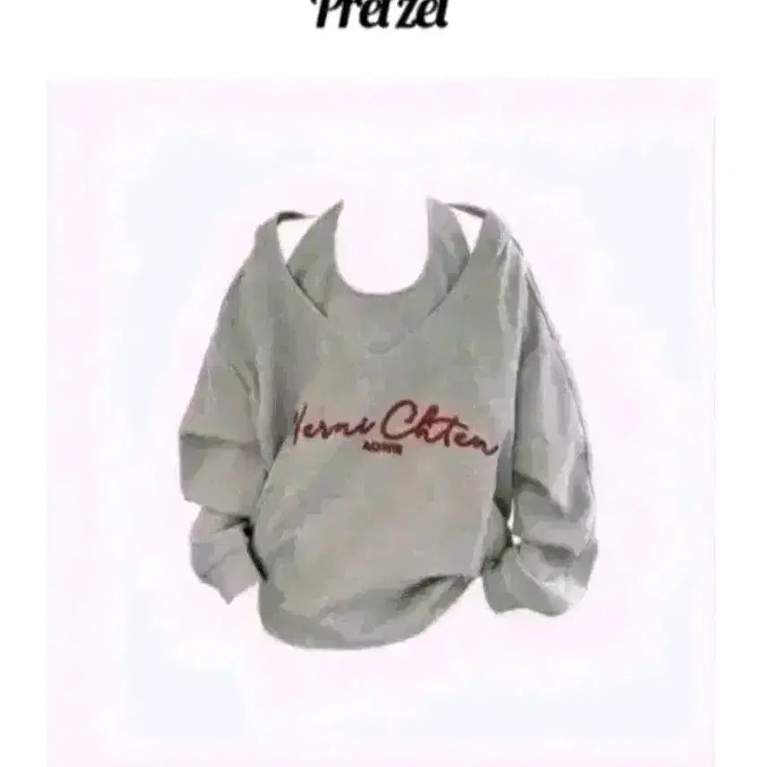 [BUNJANG] Avely Pretzel Liberty Lettering Hood Set / 에이블리 프레첼 리버티 레터링 후드 세트