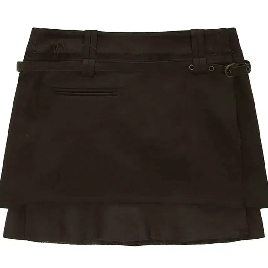 [BUNJANG] Matinkim Layered Belted Mini Skirt / 마뗑킴 layered belted mini skirt