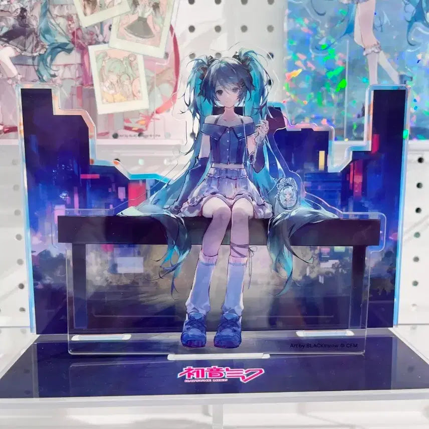 [BUNJANG] Hatsune Miku Thanksgiving Day Acrylic Stand Diorama (Sealed) / 하츠네 미쿠 감사제 같이 듣자 디오라마 아크릴스탠드 미개봉