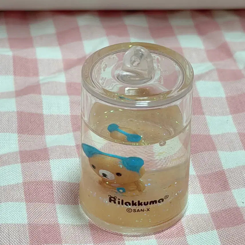 [BUNJANG] Rilakkuma Vintage Headset Oil Keychain / 정품 고전 리락쿠마 헤드셋 오일 키링