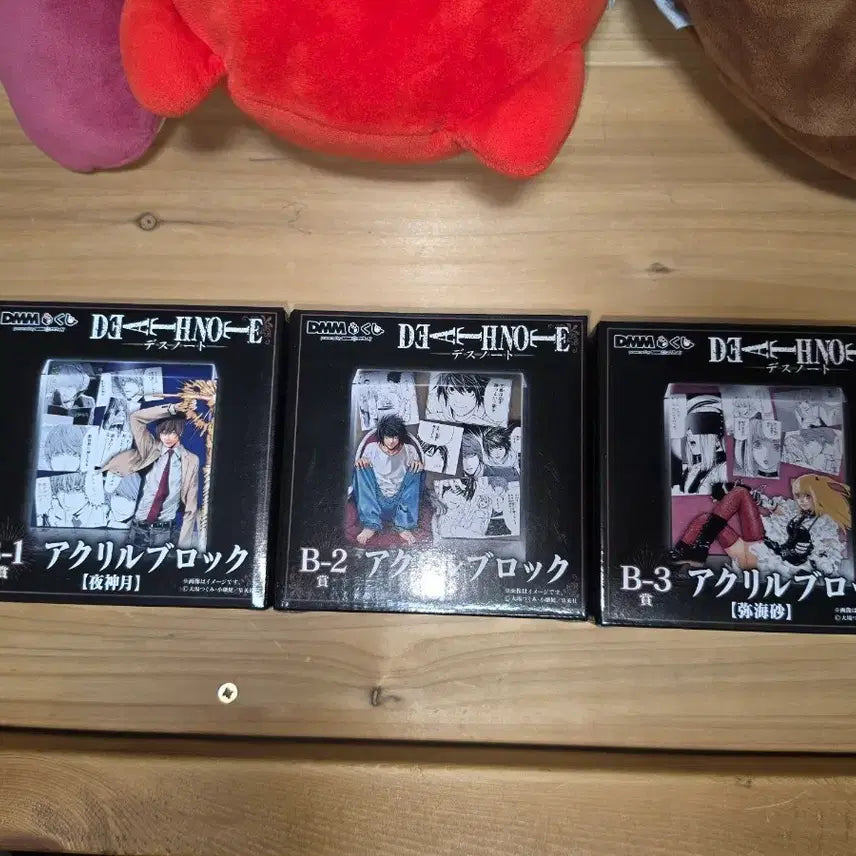 [BUNJANG] Death Note DMM Lottery B Prize Acrylic Block B-1, B-2, B-3 Bundle Set / 데스노트 DMM쿠지 B상 아크릴 블록 B-1 B-2 B-3 일괄