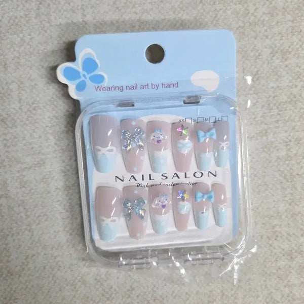 [BUNJANG] Sanrio Cinnamoroll Nail Tips / (새상품) 산리오 시나모롤 네일팁