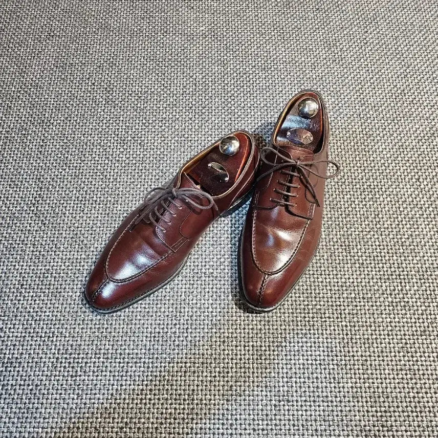 [BUNJANG] Geumkang Shoes Heritage Regal 7007 Milano S Burgundy Leather Derby Shoes / 금강제화 헤리티지리갈 세븐7007 버건디신품급