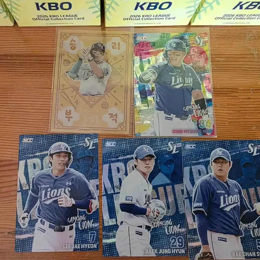 [BUNJANG] Samsung Lions KBO Baseball Photocard Set / 2026 KBO 포토카드 삼성