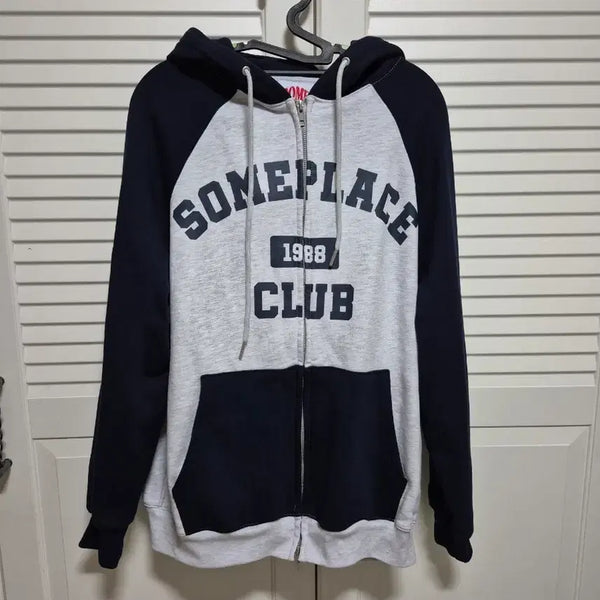 [BUNJANG] Something Place Zip-up Hoodie / 썸플레이스 후드집업