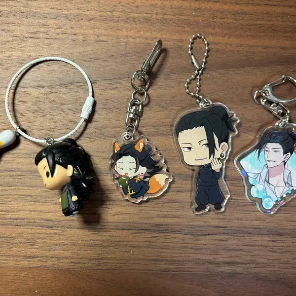 [BUNJANG] Jujutsu Kaisen Suguru Geto Merchandise Bundle / 주술회전 게토 스구루 라운드원 비공굿 키링 일괄
