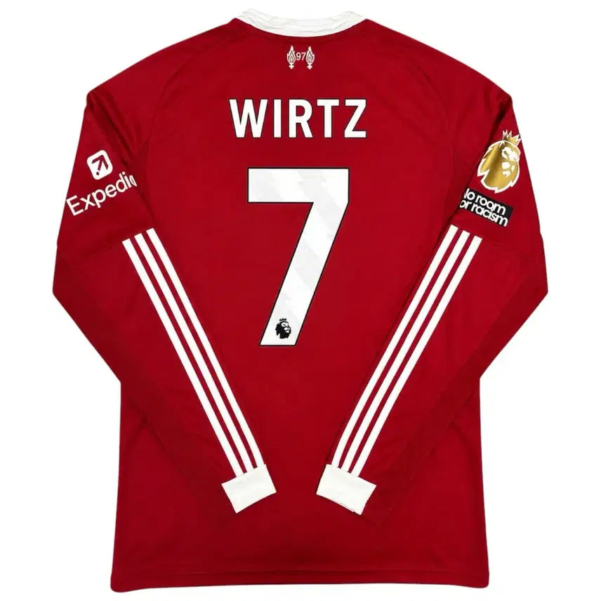 [BUNJANG] 25-26 Liverpool Long Sleeve Wirtz Authentic Jersey / 25-26 리버풀 긴팔 비르츠 택채유니폼