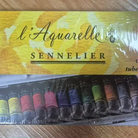 [BUNJANG] Sennelier Watercolor Paint Set 12 Colors / 시넬리에 수채화물감12색 가격수정