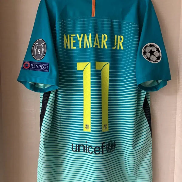 [BUNJANG] FC Barcelona 2016-2017 Neymar Third Kit / 16-17 바르셀로나 써드 네이마르 유니폼 정품