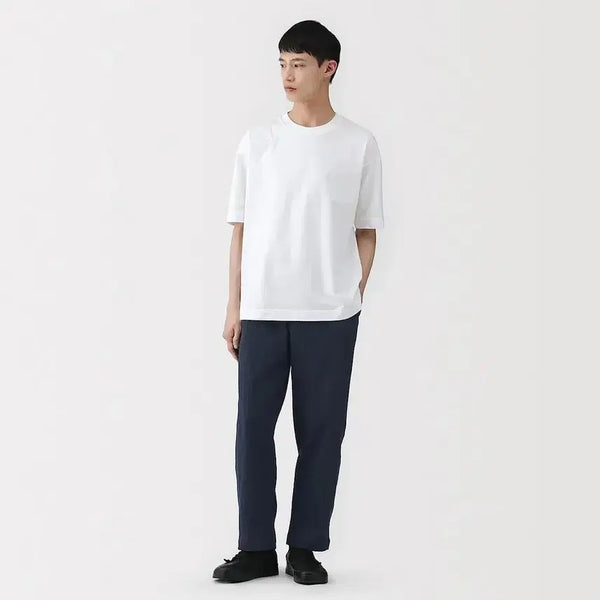 [BUNJANG] MUJI LABO Takashimachijimi Easy Pants Dark Navy M / MUJI LABO 다카시마 치지미 이지 팬츠 다크네이비 M