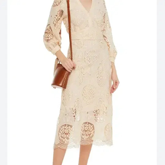 [BUNJANG] Maje Guipure Lace Dress Size 38 / 마쥬 maje 기퓌르 레이스 원피스 38사이즈 정품