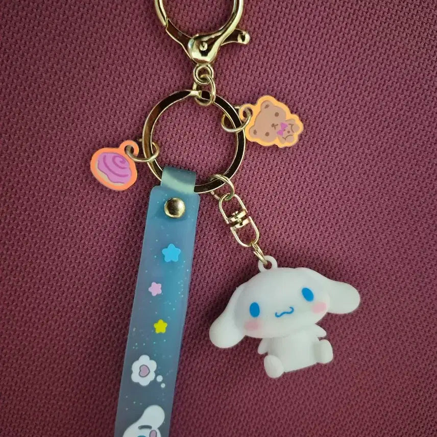 [BUNJANG] Cinnamoroll Character Keyring / 시나모롤 캐릭터 키링 키홀더 가방고리