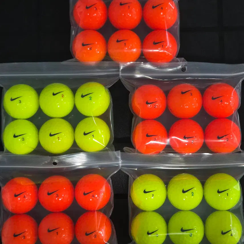 [BUNJANG] Nike A-Grade Glossy Colored Used Golf Balls (30pc) / 나이키 A급 유광 컬러 로스트볼 30구 중고골프공 -무료배송-