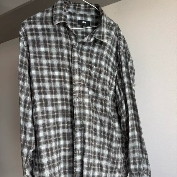 [BUNJANG] Stussy Matthew Check Shirt M / 스투시 매튜체크셔츠 Msize