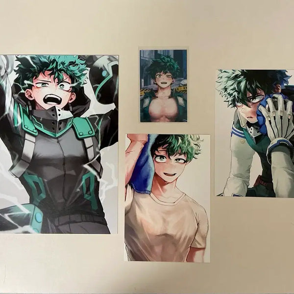 [BUNJANG] My Hero Academia Izuku Midoriya Deku Paper Lenticular Postcard Mini Poster / 히로아카 미도리야이즈쿠 데쿠 지류렌티큘러엽서미니포스터 비공굿 비공식굿즈