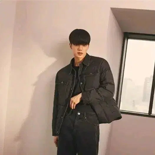[BUNJANG] Guess Denimix PrimaLoft Shacket XL / (송강 착용) 게스 데님믹스 프리마로프트 패딩 XL