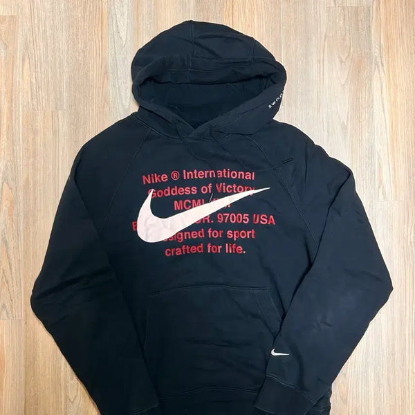 [BUNJANG] Nike International Logo Hoodie M / 나이키 후드티 M