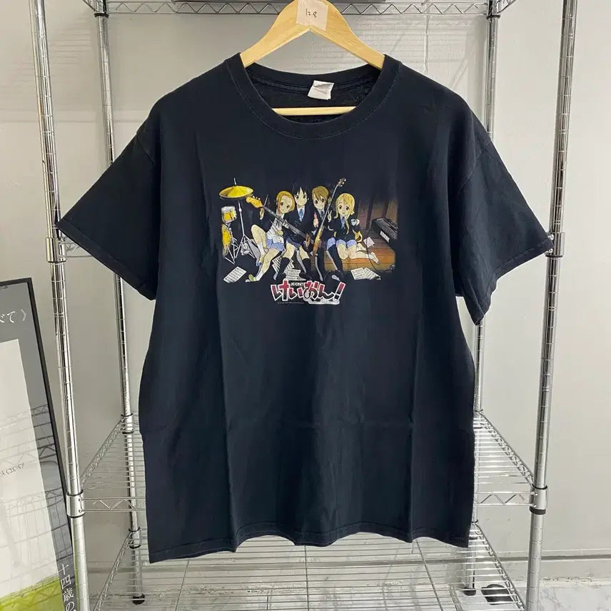 [BUNJANG] K-On! Bootleg Animation T-Shirt / 케이온 부틀렉 애니메이션 티셔츠 애니티