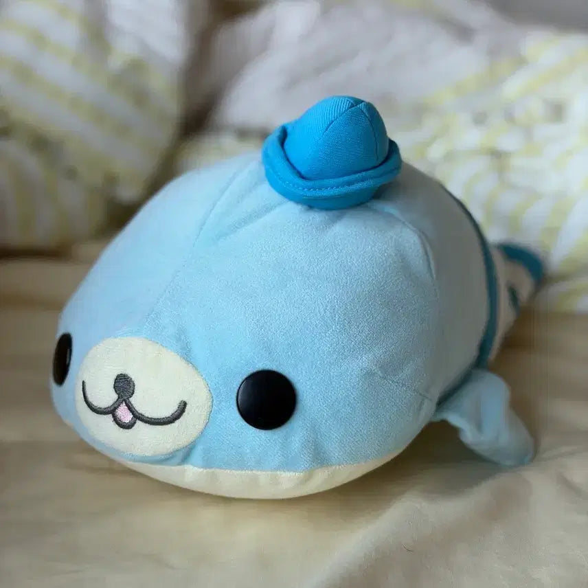 [BUNJANG] San-X Sailor Mamegoma Classic Medium Plush / 가격고정/급전 ㅠ 고전 중형 산엑스 세일러 마메고마 인형