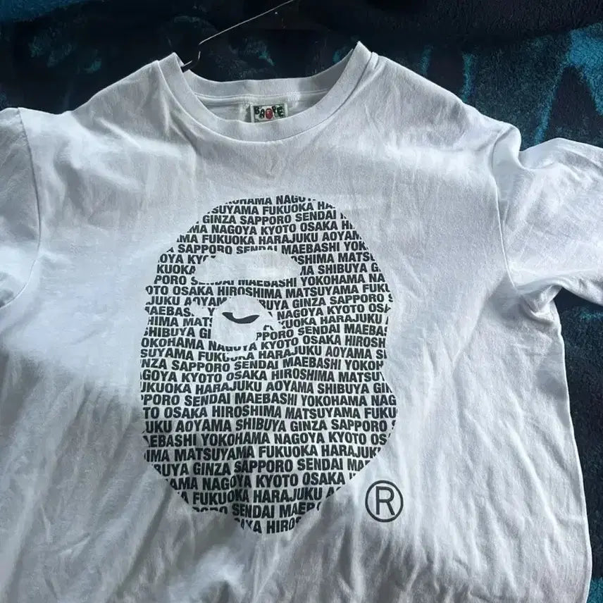 [BUNJANG] BAPE Japan Ape Head Short Sleeve T-Shirt XL / 베이프 재팬 에이프헤드 반팔
