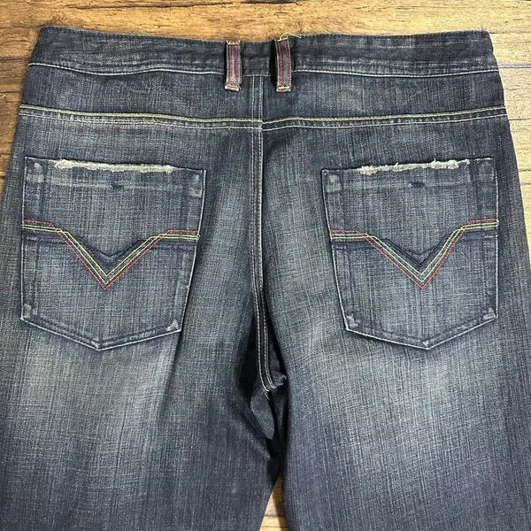 [BUNJANG] Diesel KRATTL Washed Bootcut Denim Pants Size 32 / 디젤 Diesel KRATTL 진청 워싱 부츠컷 데님팬츠 32