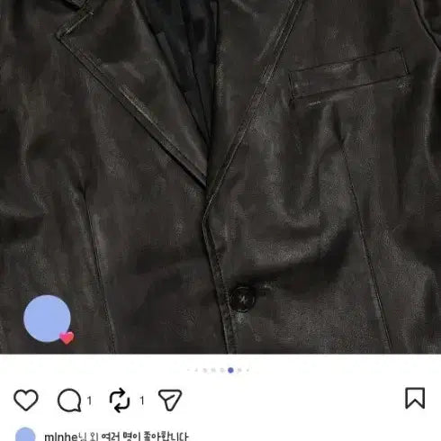 [BUNJANG] Fayeed Dedy Leather Blazer Brown Oversized / 페일제이드 데디 레더 블레이저 브라운 오버핏 가죽자켓 16.5->5.9