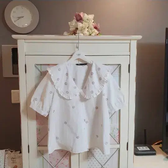 [BUNJANG] Zara Embroidered Blouse / 자라 자수 블라우스/55-66