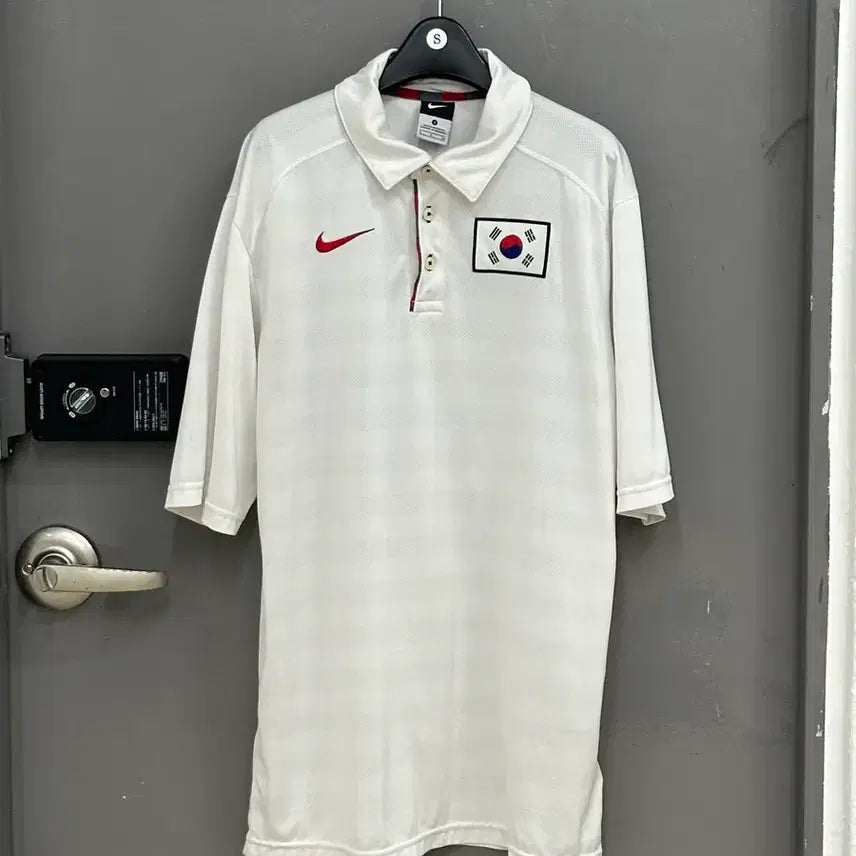 [BUNJANG] Nike Korea Taegeukgi Polo T-Shirt / 나이키 코리아 태극기 폴로티 S