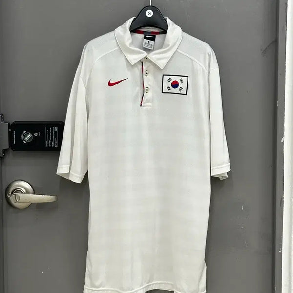 [BUNJANG] Nike Korea Taegeukgi Polo T-Shirt / 나이키 코리아 태극기 폴로티 S