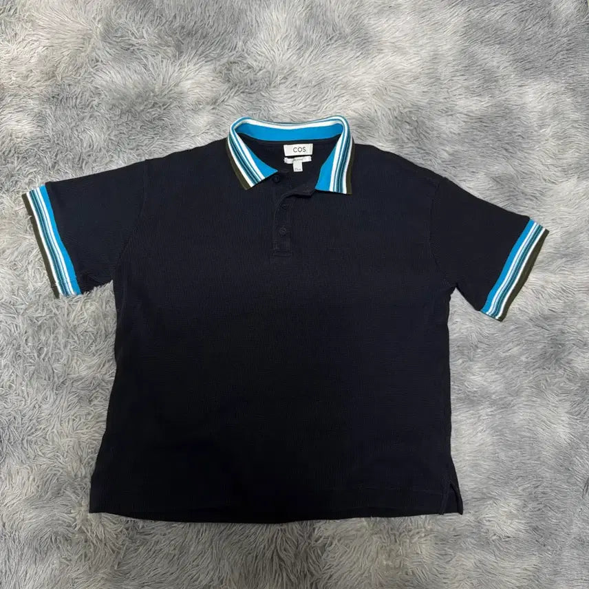 [BUNJANG] COS Waffle Polo T-Shirt Size M / cos 와플 폴로 반팔 PK티 M사이즈