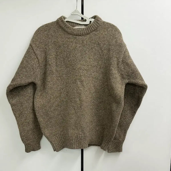 [BUNJANG] L.L. Bean 100% Lambswool Knit Sweater Beige S / L.L Bean 엘엘빈 100램스울 베이지 니트 S
