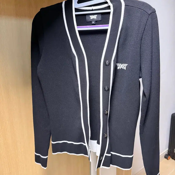 [BUNJANG] PXG Women's Black V-Neck Cardigan XS / (새상품)PXG 여성 블랙 브이넥 가디건 XS