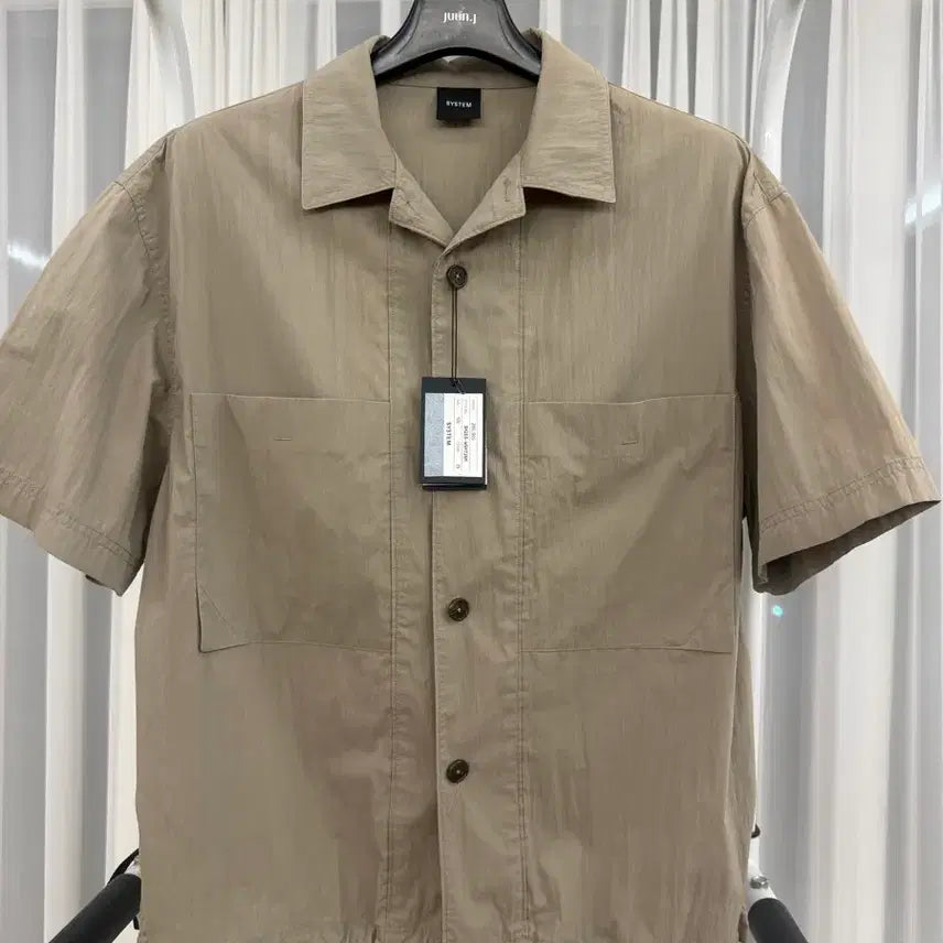[BUNJANG] System Homme Short Sleeve String Shirt Size 100 / 시스템옴므 반팔 스트링 셔츠 100사이즈 팝니다