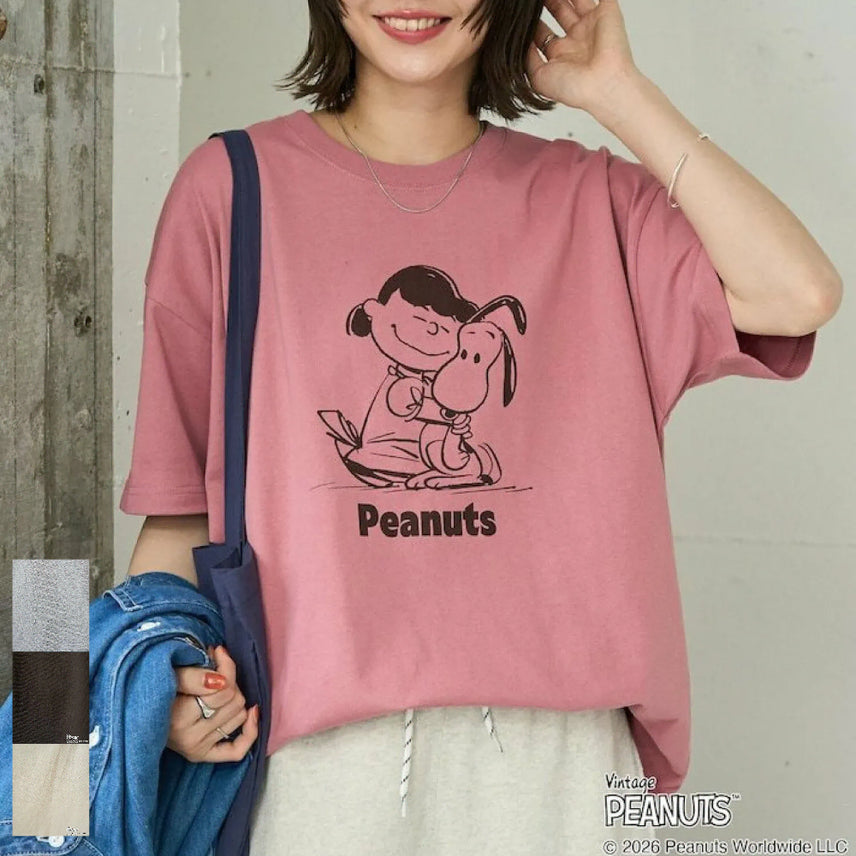 [BUNJANG] FREAK'S STORE x PEANUTS Snoopy Print Short Sleeve T-Shirt / 프릭스스토어 별주 피너츠 스누피 프린트 반팔 티셔츠