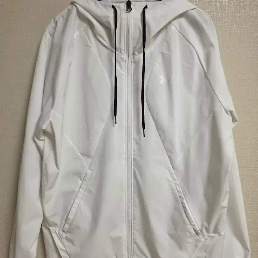 [BUNJANG] Under Armour White Windbreaker Jacket L / 언더아머 바람막이 화이트 L
