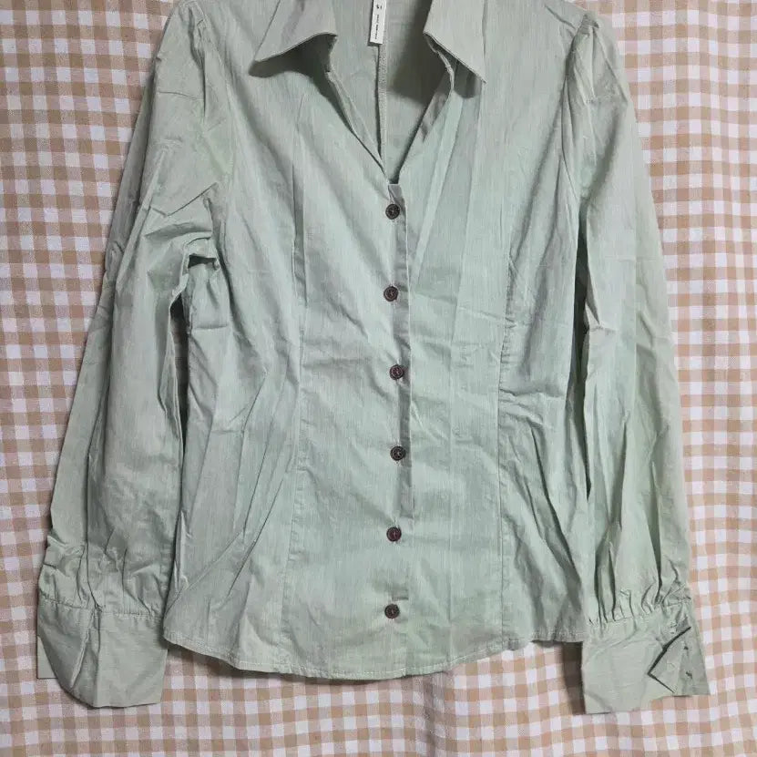 [BUNJANG] Women's Light Mint Shirt / 미사용 여성 셔츠