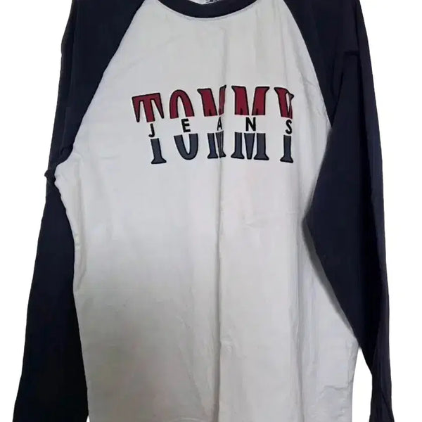 [BUNJANG] Tommy Jeans Printing Long Sleeve (L) / 타미진스 프린팅 롱슬리브 (L)