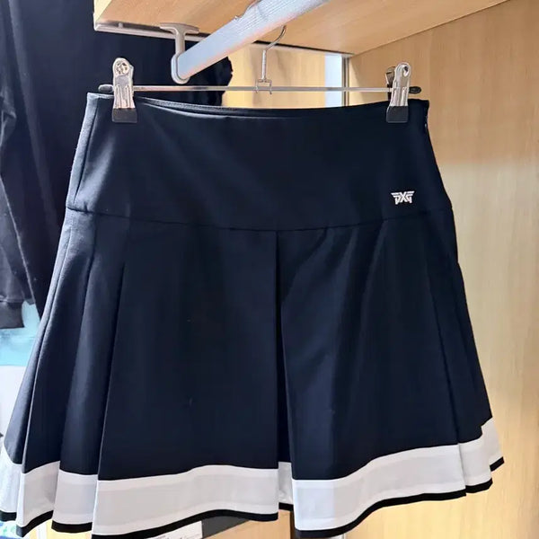 [BUNJANG] PXG Black Pleated Golf Skirt XS / (미착용/새상품)PXG 블랙 플리츠 골프 스커트 XS
