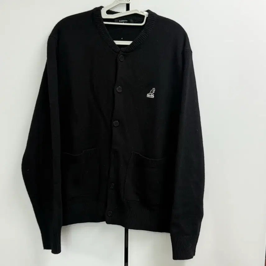 [BUNJANG] Kangol Breeze Black Cardigan M / 캉골 브리즈 블랙 가디건  M