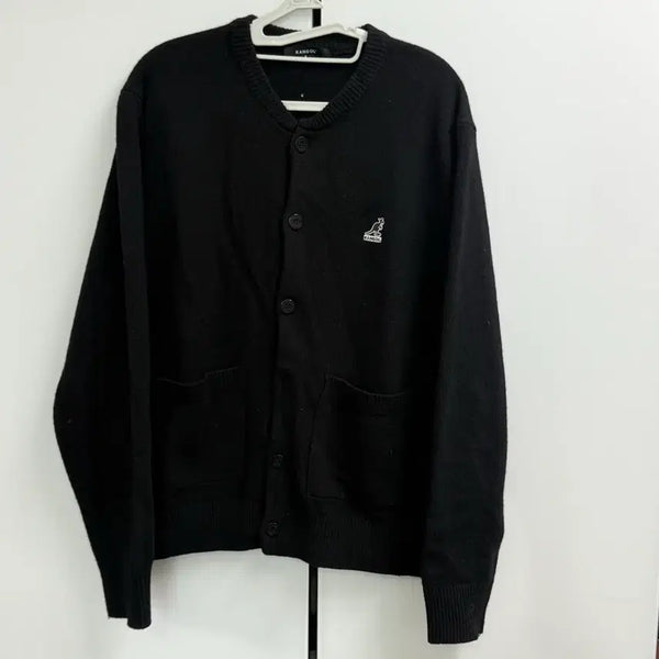 [BUNJANG] Kangol Breeze Black Cardigan M / 캉골 브리즈 블랙 가디건  M