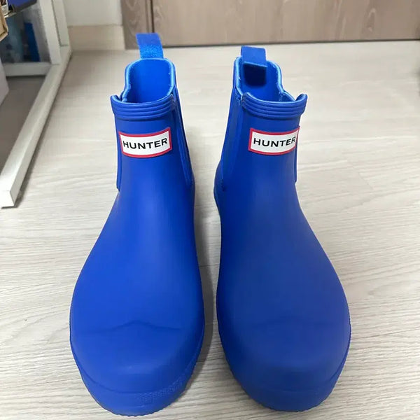 [BUNJANG] Hunter Original Chelsea Rain Boots - Cruise Blue / 헌터 [WOMEN] 오리지날 첼시 레인부츠 - 크루즈블루