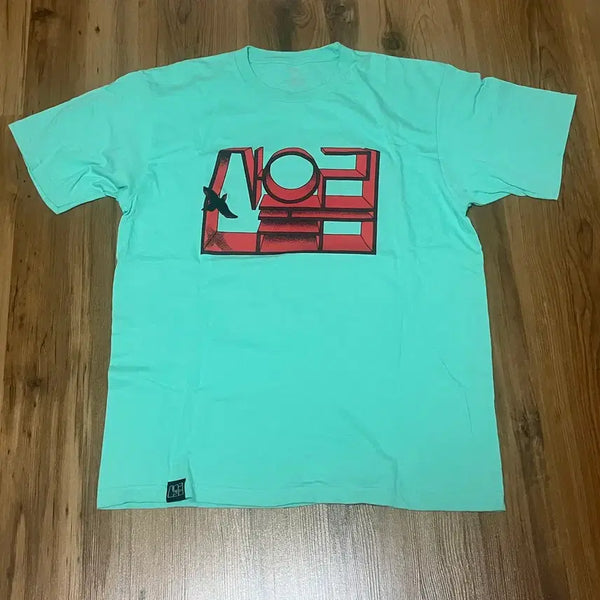 [BUNJANG] Sanullim Evening Breeze T-Shirt XL Ice Green / 산울림 이브닝 브리즈 티셔츠 XL 아이스그린 #MARIO FEAL