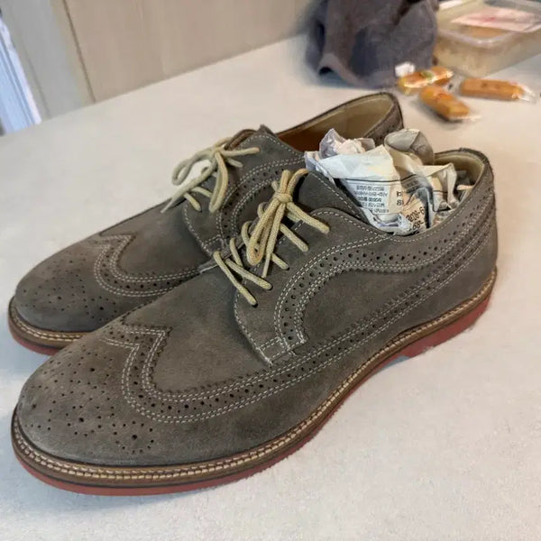[BUNJANG] Suede Wingtip Shoes US 11 / 스웨이드 윙팁 us11
