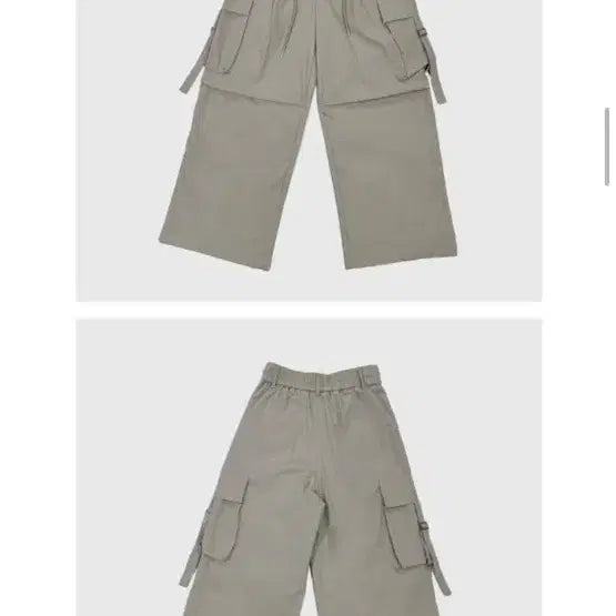 [BUNJANG] String Cargo Banding Pants (New) / 스트링 카고 밴딩 팬츠 (새상품)
