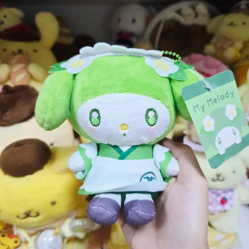 [BUNJANG] Sanrio My Melody Matcha Series Mascot Plush / 일본 정품 택O 산리오 말차 녹차 시리즈 마이멜로디 마스코트인형