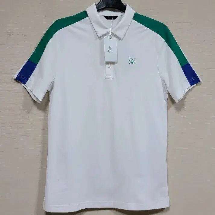 [BUNJANG] LYNX Men's Color Block Short Sleeve Polo Shirt / 링스 골프 남성 컬러블럭 반팔 카라티 (새상품)